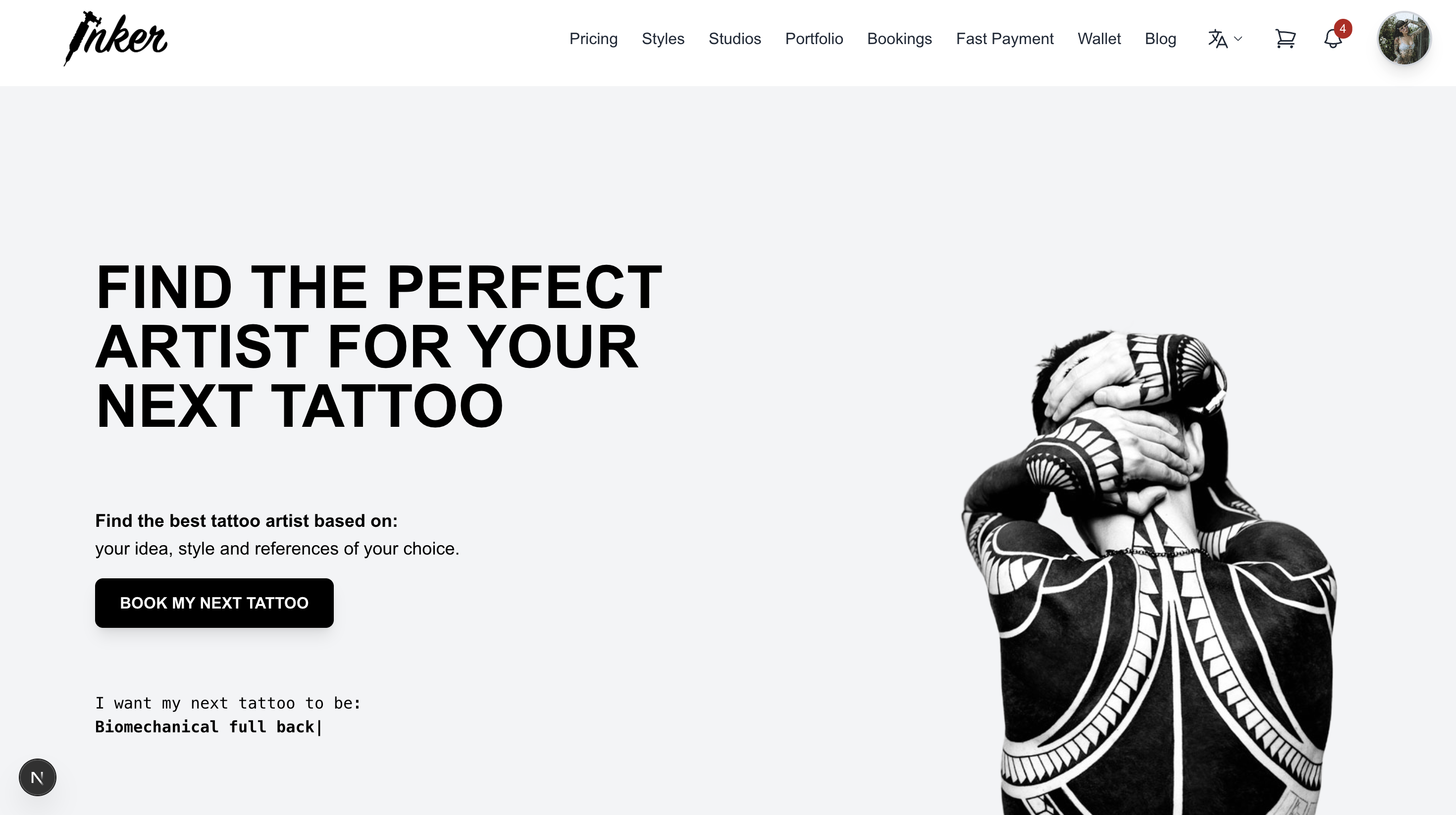 Inker Tattoo - Find Your Perfect Tattoo Artist